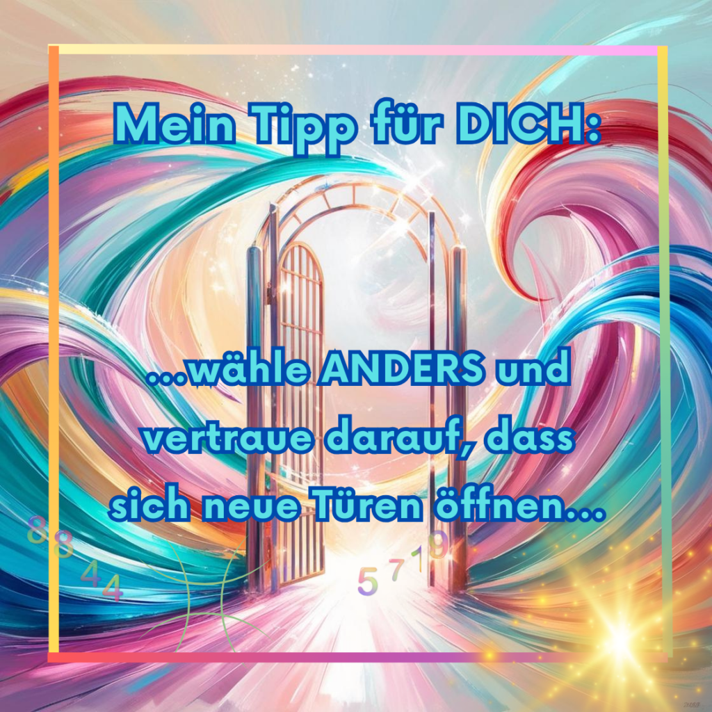 _triff Entscheidungen und vertraue darauf, dass sich neue Türen öffnen...